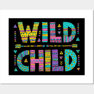 Wild Child Funny Humor Quote Posters and Art